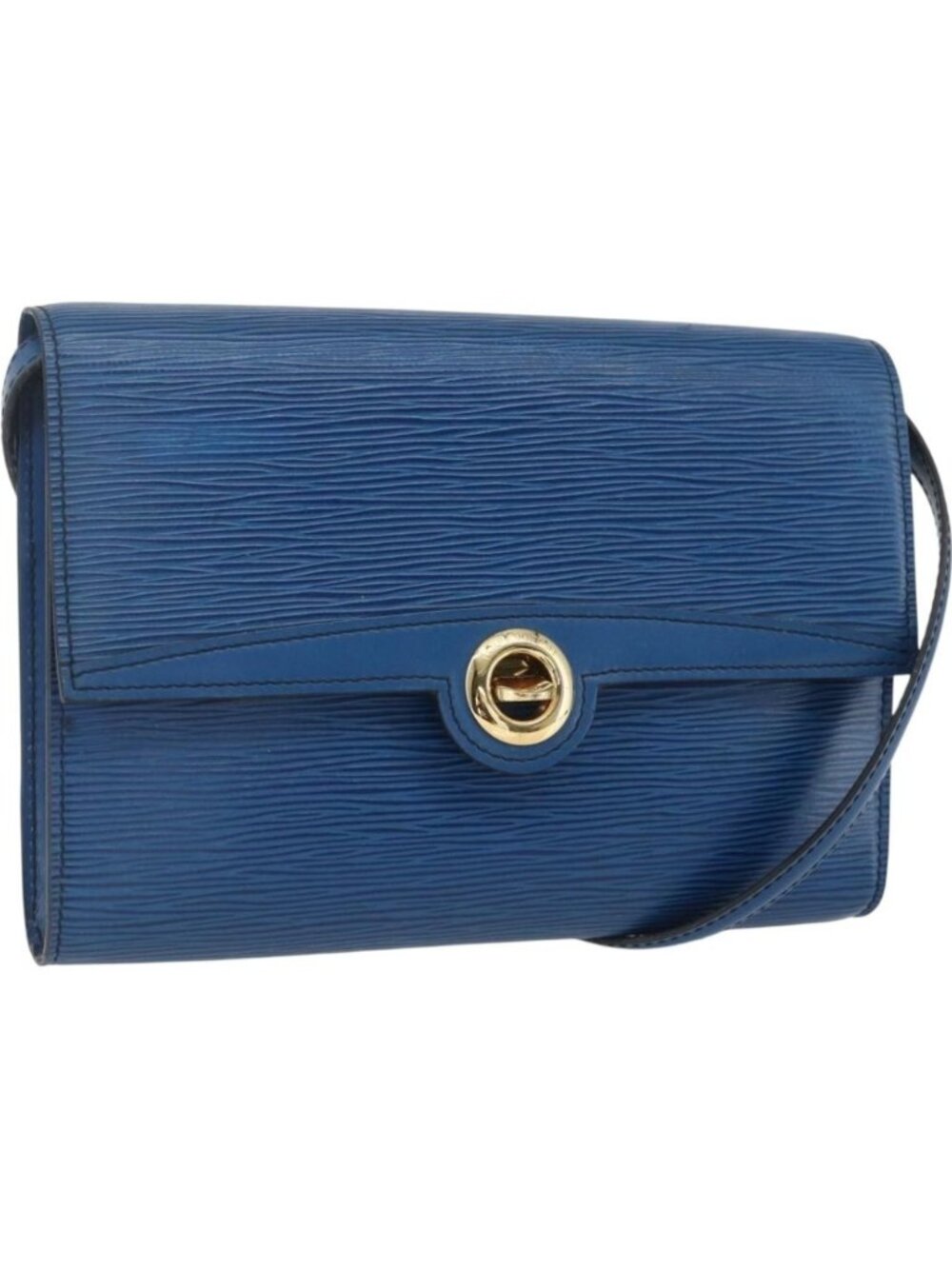 LOUIS VUITTON Epi Pochette Arche Shoulder Bag Blue M52575
